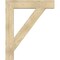 Ekena Millwork Traditional Block Rough Sawn Bracket, Douglas Fir, 6"W x 36"D x 44"H BKT06X36X44TRA05RDF - alternate 4